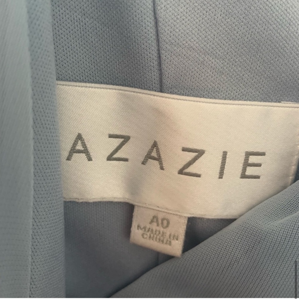 Azazie Dusty Blue Tanicia dress, size A0 - Picture 8 of 11